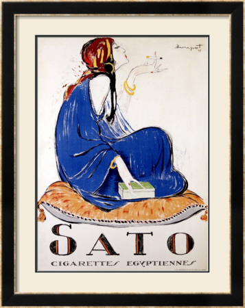 Sato Cigarettes by Charles Loupot Pricing Limited Edition Print image