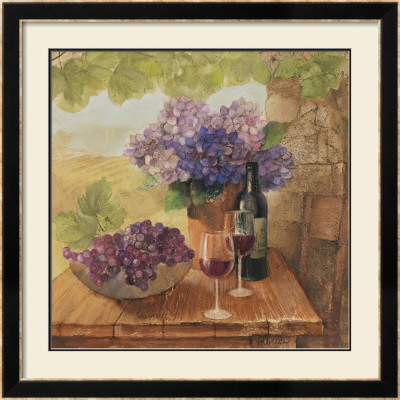 Grapes And Wine by Albena Hristova Pricing Limited Edition Print image