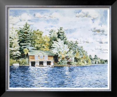 House On The Lake by William C. Wright Pricing Limited Edition Print image