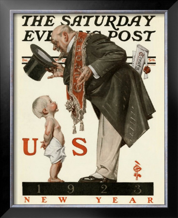 New Year's Baby, C.1923: Treaty by Joseph Christian Leyendecker Pricing Limited Edition Print image