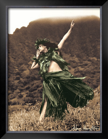 Primitive Hula, Hula Girl by Alan Houghton Pricing Limited Edition Print image