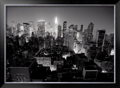 Chrysler Building, Manhattan Night by Michel Setboun Pricing Limited Edition Print image