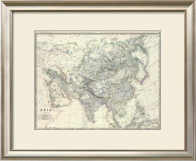 Asia, C.1861 by Alexander Keith Johnston Pricing Limited Edition Print image