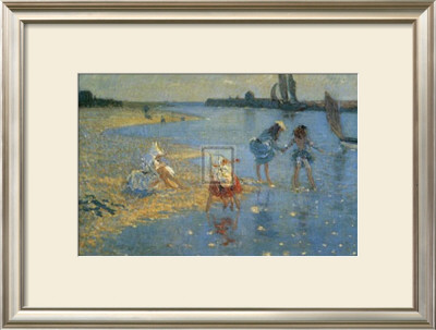Walberswick, Children Paddling by Philip Wilson Steer Pricing Limited Edition Print image
