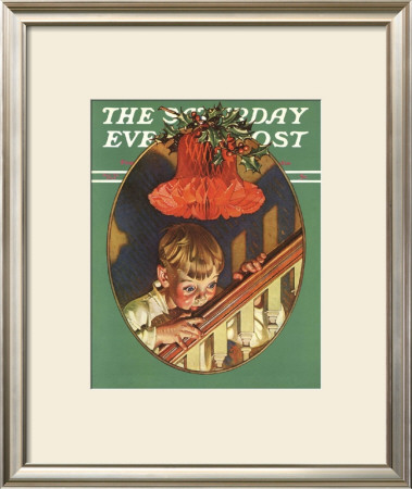 Christmas Peek, C.1939 by Joseph Christian Leyendecker Pricing Limited Edition Print image