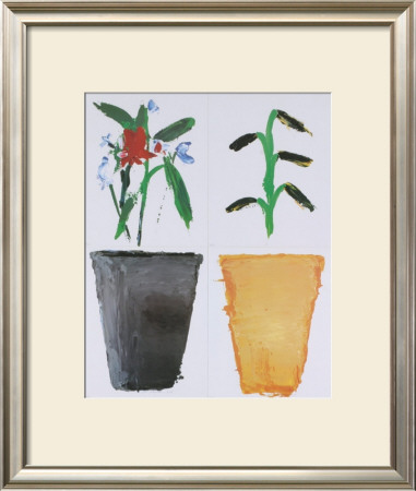 Pots De Fleurs No. 123-124 by Gerard Gasiorowski Pricing Limited Edition Print image