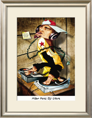 Dj Love by Adam Perez Pricing Limited Edition Print image