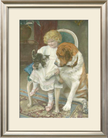 Kiss And Be Friends by Arthur John Elsley Pricing Limited Edition Print image