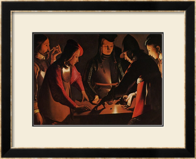 Les Joueurs De Des by George De La La Tour Pricing Limited Edition Print image