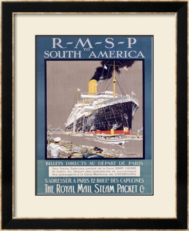 Rmsp To South America by Kenneth Shoesmith Pricing Limited Edition Print image