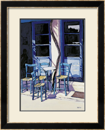 Greek Chairs I by Klaus Matern Pricing Limited Edition Print image