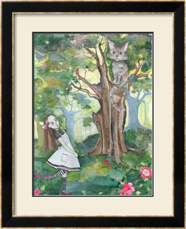 Alice And The Cheshire Cat by Lealand Eve Pricing Limited Edition Print image