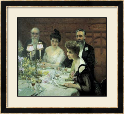 The Corner Of The Table by Paul Chabas Pricing Limited Edition Print image