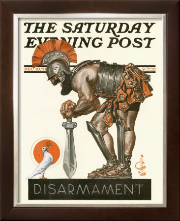 The Dove And Warrior, C.1921: Disarmament by Joseph Christian Leyendecker Pricing Limited Edition Print image