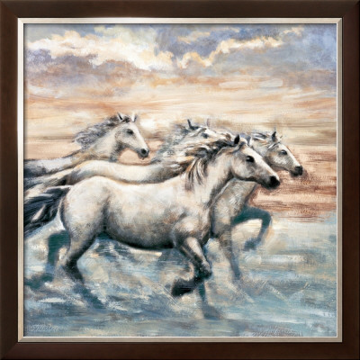 Running Horses Ii by Ralph Steele Pricing Limited Edition Print image