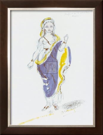 Designs For Cleopatra Xxxvi by Oliver Messel Pricing Limited Edition Print image