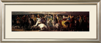 The Pilgrimage To Canterbury, 1806-7 by Thomas Stothard Pricing Limited Edition Print image