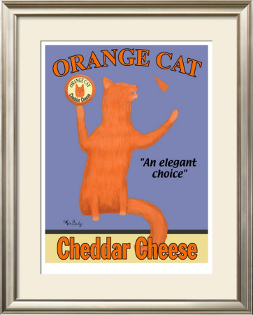 Orange Cat by Ken Bailey Pricing Limited Edition Print image
