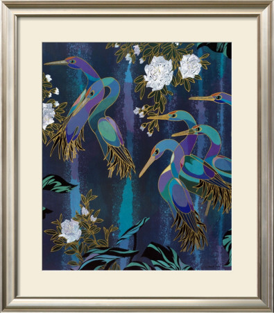 Cranes In Paradise Ii by Arnold Chan Pricing Limited Edition Print image