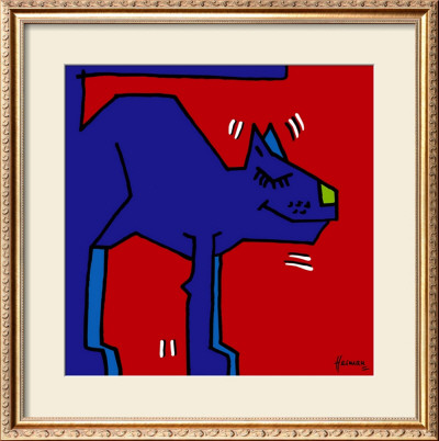 Blue Cat by Herman Pricing Limited Edition Print image