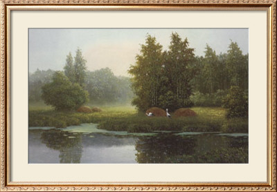 Russian Landscape With Storcks by Igor Pricing Limited Edition Print image