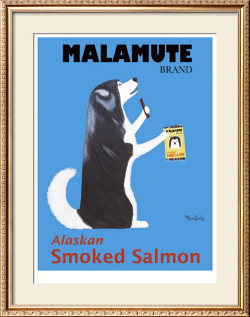 Malamute Smoked Salmon by Ken Bailey Pricing Limited Edition Print image