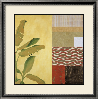 Collage With Banana Leaves Ii by Julieann Johnson Pricing Limited Edition Print image