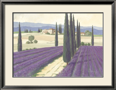 Route Du Lavandel by Franz Heigl Pricing Limited Edition Print image
