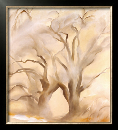 Winter Cottonwoods, East V, 1954 by Georgia O'keeffe Pricing Limited Edition Print image