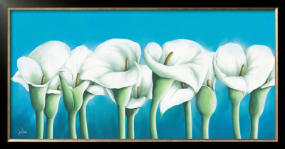 Turquoise Callas by Alicia Sloan Pricing Limited Edition Print image