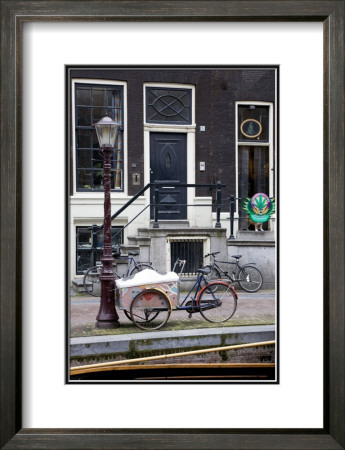 Bicycle By The Street Light, Amsterdam by Igor Maloratsky Pricing Limited Edition Print image