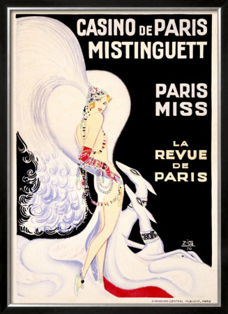 Casino De Paris, Mistinguett by Zig (Louis Gaudin) Pricing Limited Edition Print image