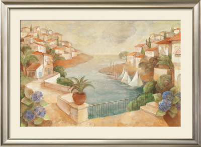 Mediterranean Hilltown by Albena Hristova Pricing Limited Edition Print image
