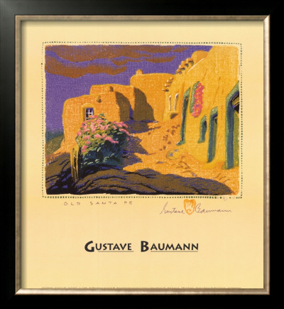 Old Santa Fe by Gustave Baumann Pricing Limited Edition Print image