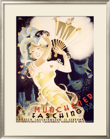 Munchener Fasching, 1938 by Koli (Anton Kolnberger) Pricing Limited Edition Print image