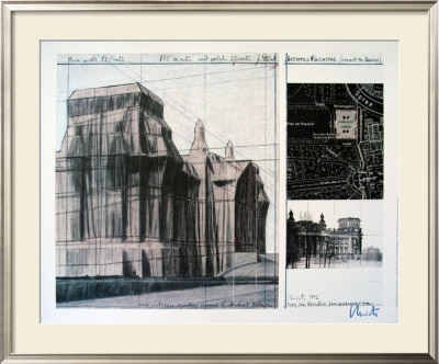 Wrapped Reichtag, C.1992 by Christo Pricing Limited Edition Print image