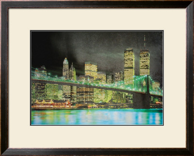 The Night Skyline by Jean-Roy Hardelin Pricing Limited Edition Print image