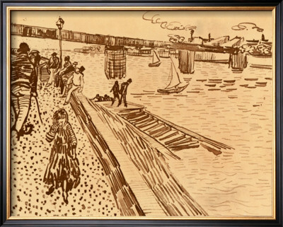 Iron Bridge by Vincent Van Gogh Pricing Limited Edition Print image