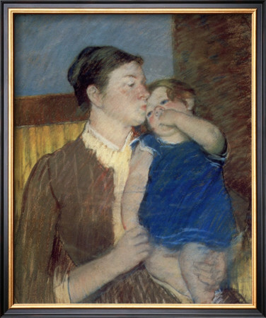 Mother's Goodnight Kiss by Mary Cassatt Pricing Limited Edition Print image
