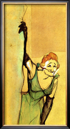 Yvette Guilbert Taking Curtain Call by Henri De Toulouse-Lautrec Pricing Limited Edition Print image