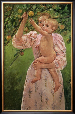 Baby Reaching For An Apple by Mary Cassatt Pricing Limited Edition Print image