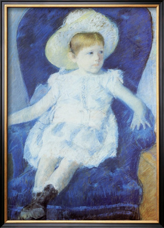 Elsie In A Blue Chair by Mary Cassatt Pricing Limited Edition Print image