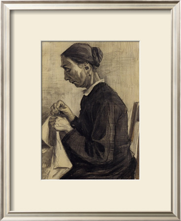 Sien Sewing by Vincent Van Gogh Pricing Limited Edition Print image