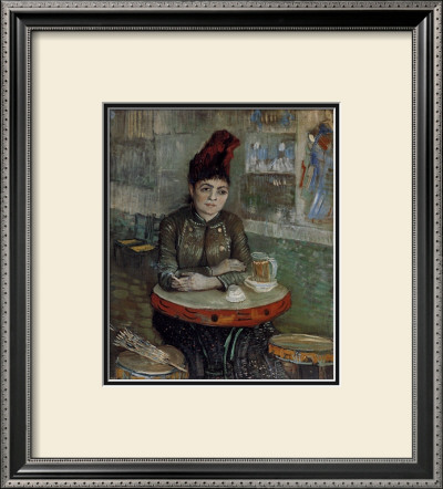 Woman At A Table In The Cafe Du Tambourin by Vincent Van Gogh Pricing Limited Edition Print image