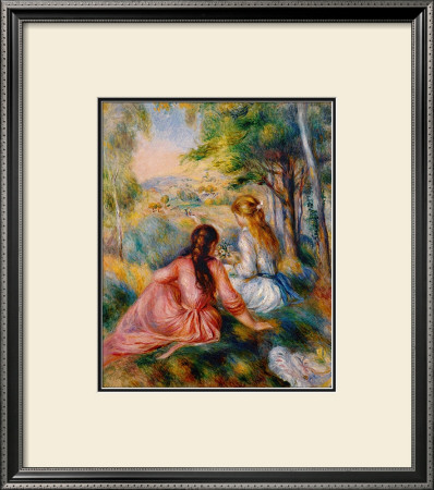 On The Meadow by Pierre-Auguste Renoir Pricing Limited Edition Print image