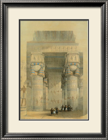 Egypt, Temple Of Dendra by David Roberts Pricing Limited Edition Print image