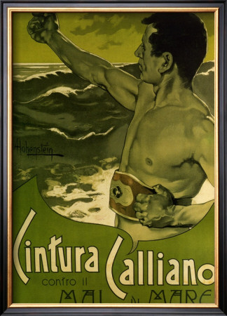 Cintura Calliano Contro Il Mare, C.1898 by Adolfo Hohenstein Pricing Limited Edition Print image