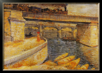 The Bridge At Asnieres by Vincent Van Gogh Pricing Limited Edition Print image