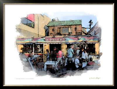 30 Beach Cafe, Venice Beach, California by Nicolas Hugo Pricing Limited Edition Print image