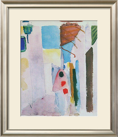 Frau Auf Der Strasse, 1914 by Auguste Macke Pricing Limited Edition Print image